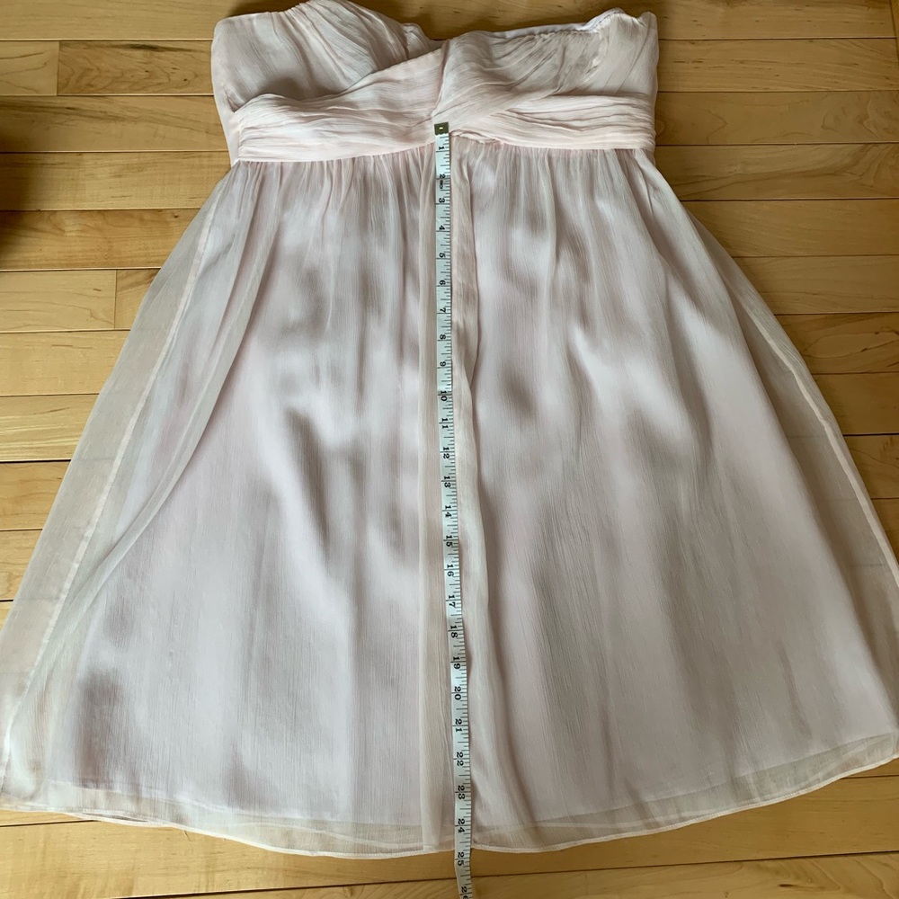 🍾HP🥂 J. Crew, light pink, Taryn silk dress, 10P - Picture 8 of 8